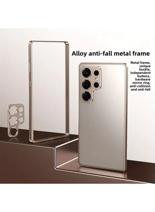 حالة تبريد إطار سبيكة الألومنيوم الذهبي لجهاز Samsung Galaxy S24 Plus - Image 1